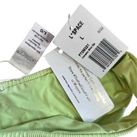 L*Space Women's Mojito Camacho Bikini Bottom L NWT - Picture 5 of 5